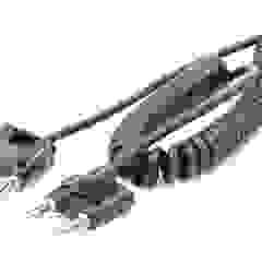 Pomona 3864-48-0 Double Plug Coiled 48" Patch Lead